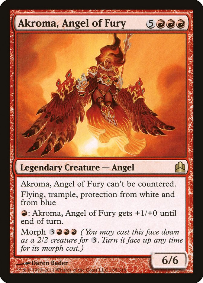 Akroma, Angel of Fury [Commander 2011] | Total Play