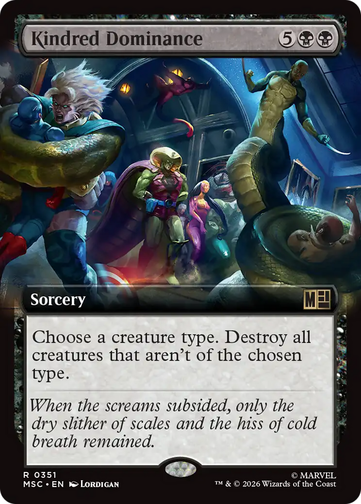Kindred Dominance (Extended Art) [Marvel Super Heroes Commander] | Total Play