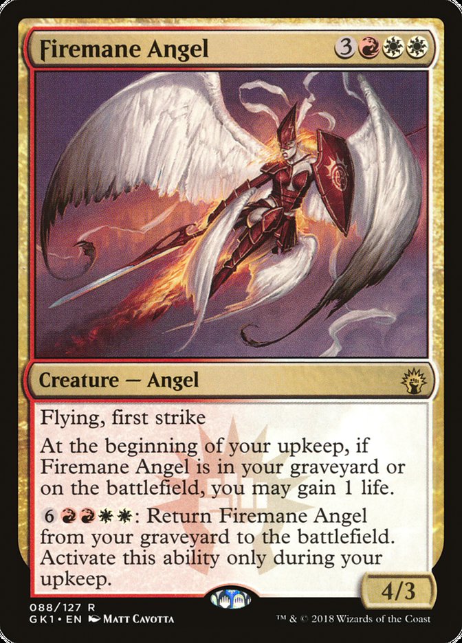 Firemane Angel [Guilds of Ravnica Guild Kit] | Total Play