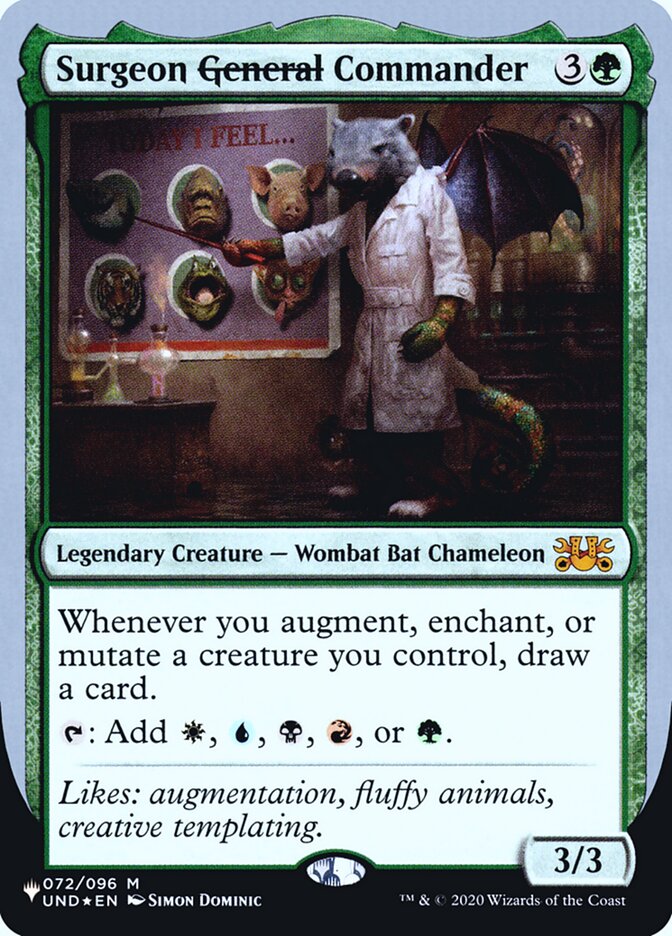 Surgeon General Commander (Unfinity Foil Edition) [The List] | Total Play