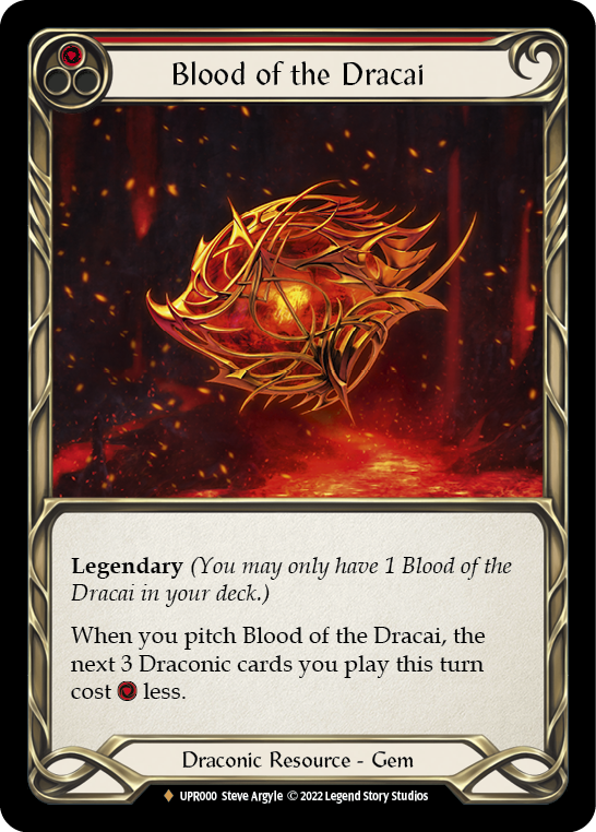 Blood of the Dracai [UPR000] (Uprising)  Rainbow Foil | Total Play