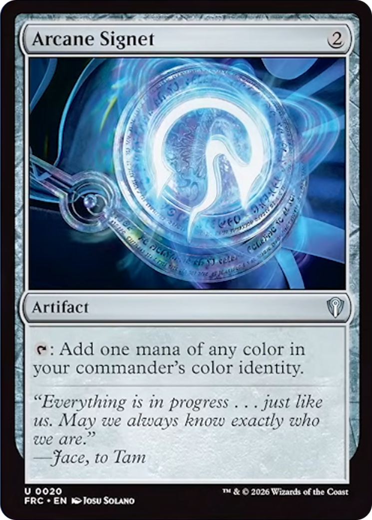 Arcane Signet [Reality Fracture Commander] | Total Play