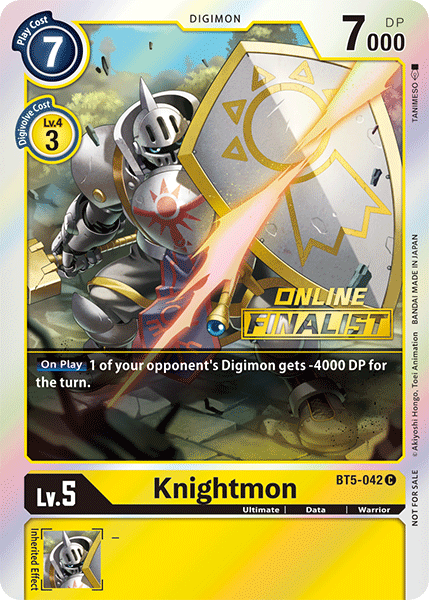 Knightmon [BT5-042] (Online Finalist) [Battle of Omni Promos] | Total Play