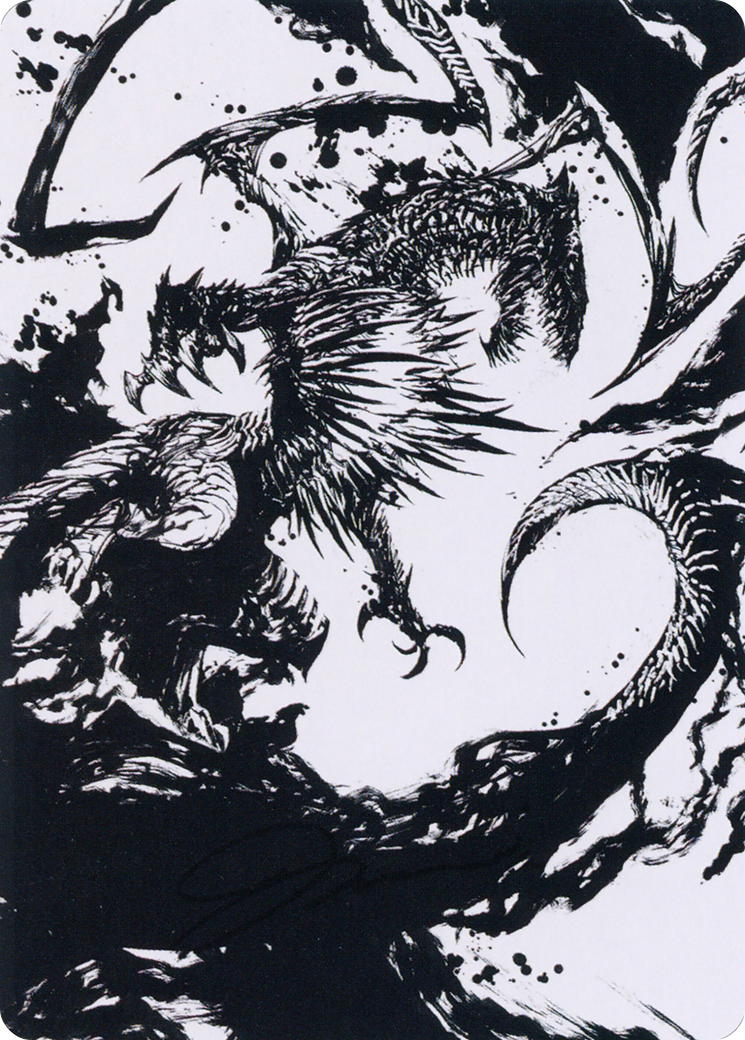 Skithiryx, the Blight Dragon Art Card [March of the Machine Art Series] | Total Play
