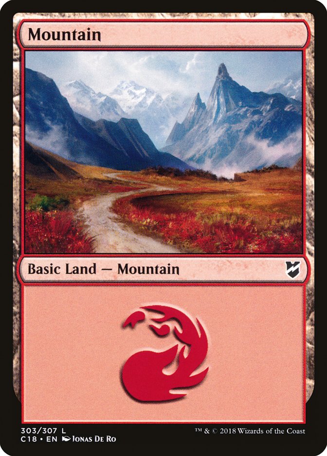 Mountain (303) [Commander 2018] | Total Play