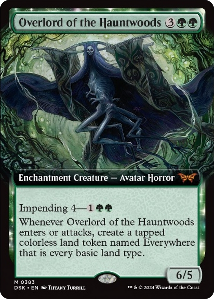 Overlord of the Hauntwoods (Extended Art) [Duskmourn: House of Horror] | Total Play