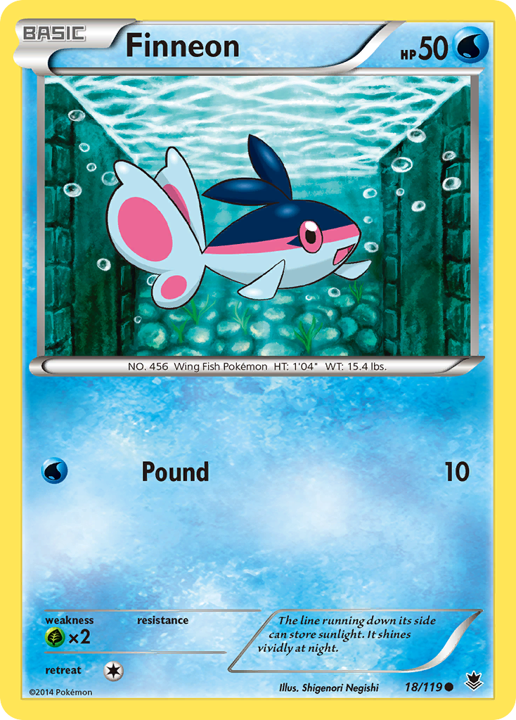 Finneon (18/119) [XY: Phantom Forces] | Total Play