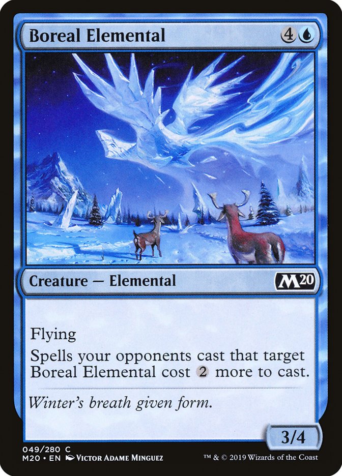 Boreal Elemental [Core Set 2020] | Total Play
