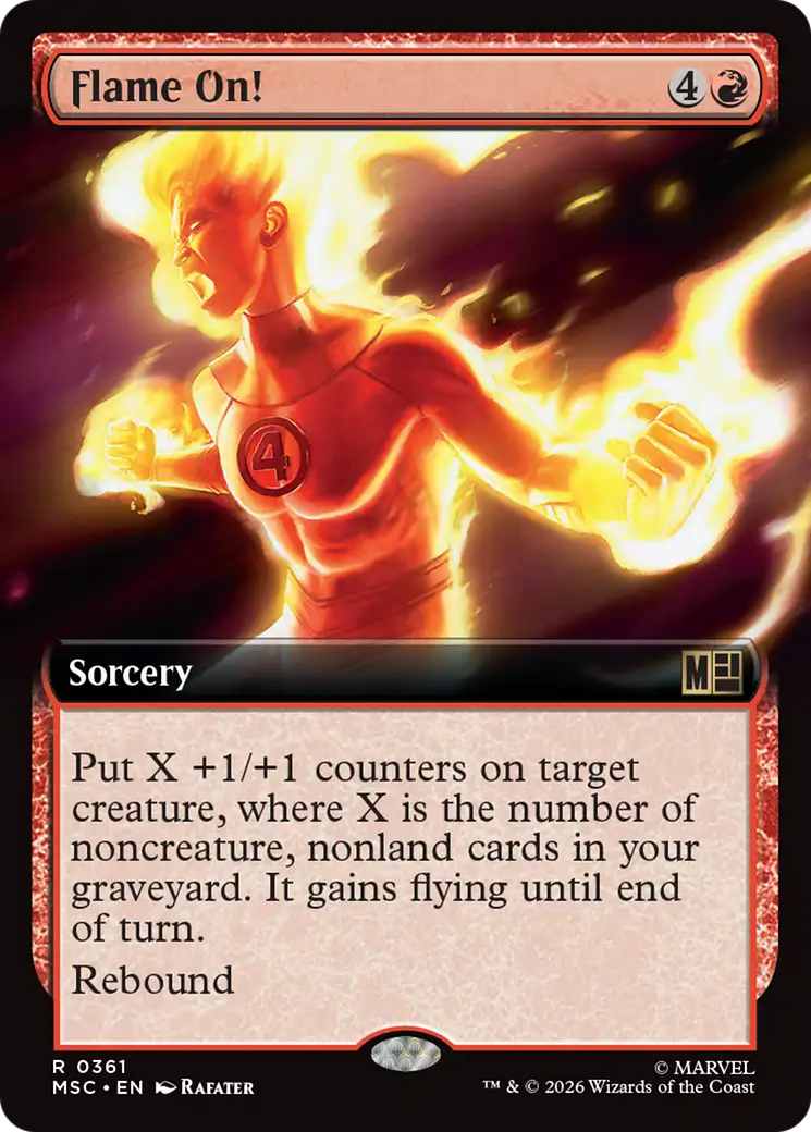 Flame On! (Extended Art) [Marvel Super Heroes Commander] | Total Play
