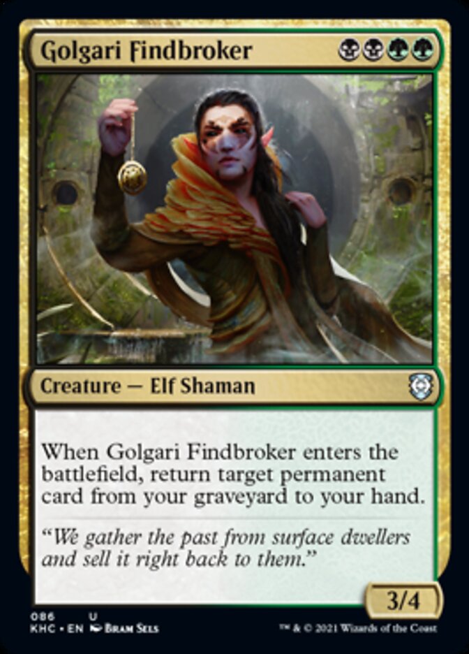 Golgari Findbroker [Kaldheim Commander] | Total Play