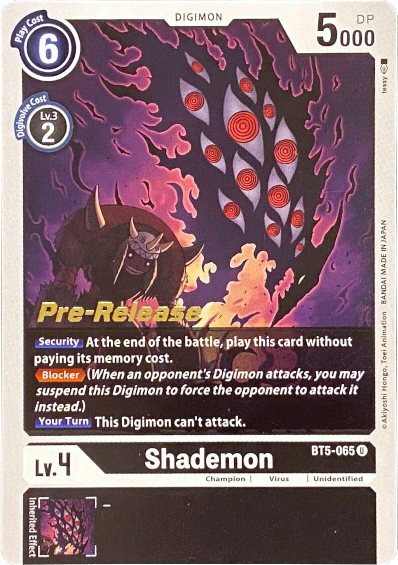 Shademon [BT5-065] [Battle of Omni Pre-Release Promos] | Total Play