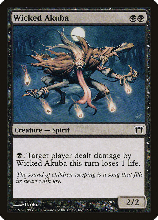 Wicked Akuba [Champions of Kamigawa] | Total Play
