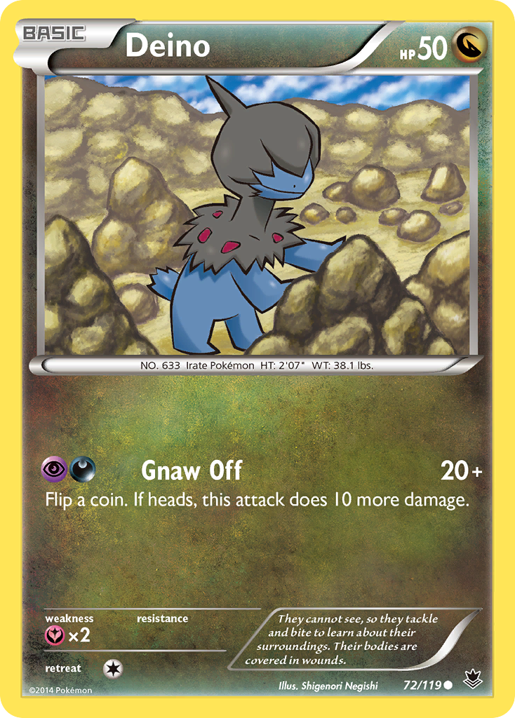 Deino (72/119) [XY: Phantom Forces] | Total Play