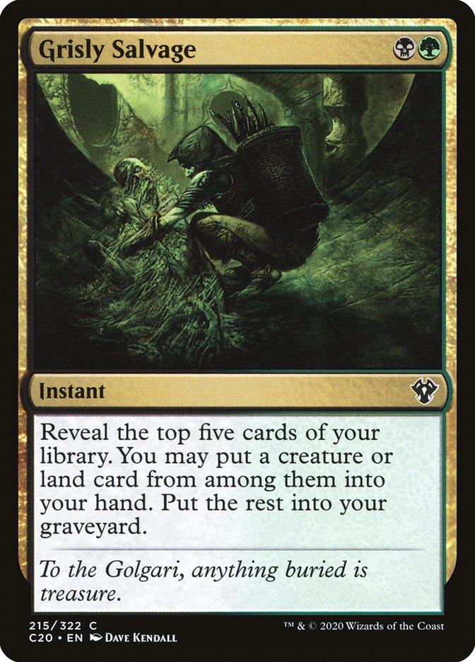 Grisly Salvage [Commander 2020] | Total Play