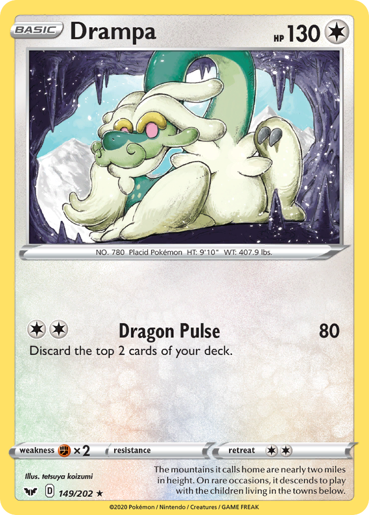 Drampa (149/202) [Sword & Shield: Base Set] | Total Play