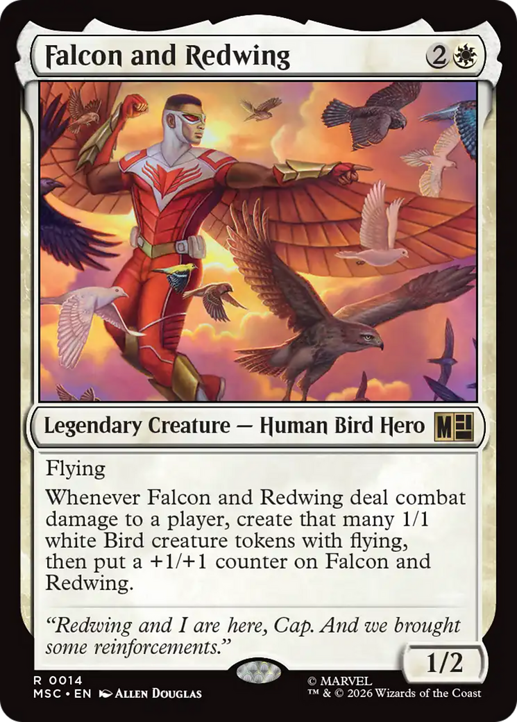 Falcon and Redwing [Marvel Super Heroes Commander] | Total Play