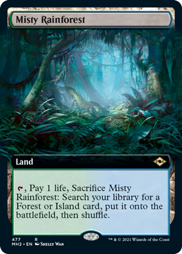 Misty Rainforest (Extended Art) [Modern Horizons 2] | Total Play