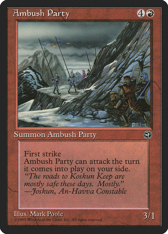Ambush Party (Joskun Flavor Text) [Homelands] | Total Play