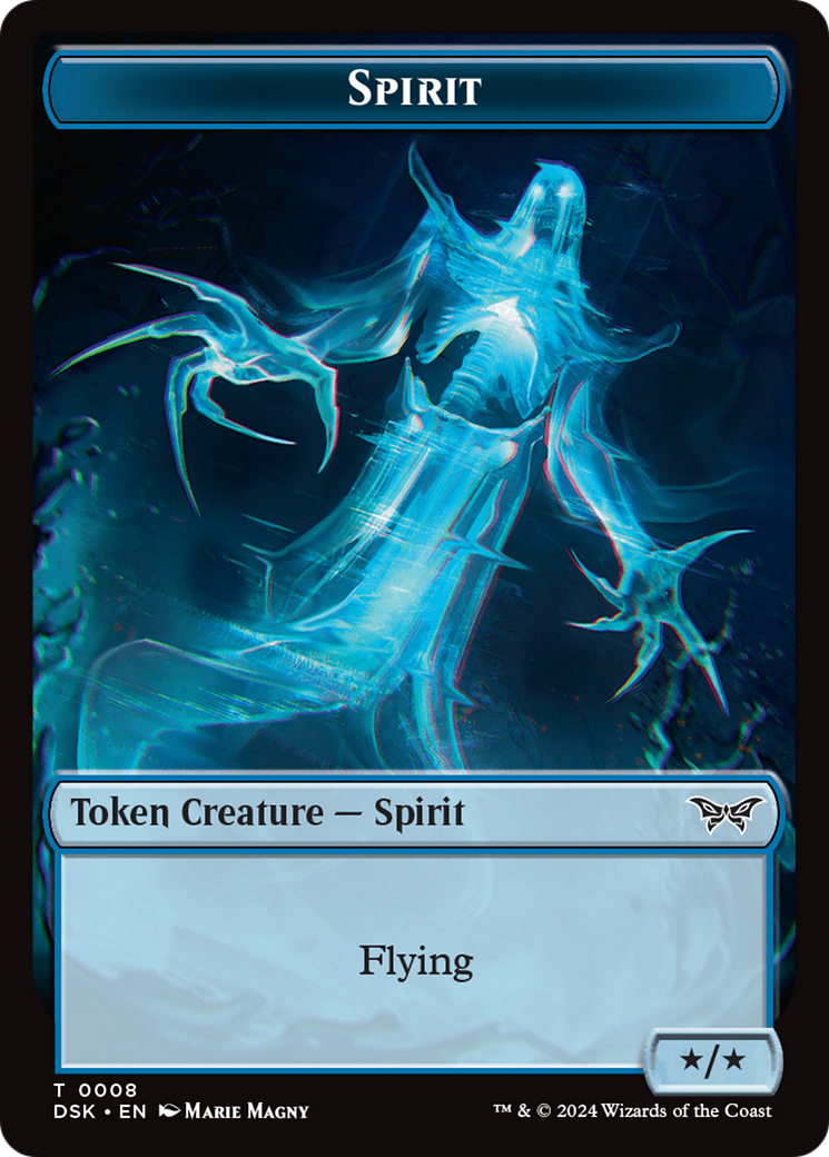 Spirit (0008) Token [Duskmourn: House of Horror Tokens] | Total Play