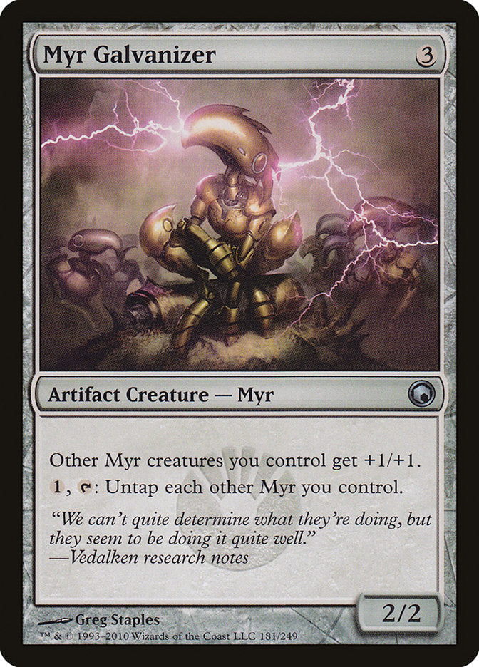 Myr Galvanizer [Scars of Mirrodin] | Total Play