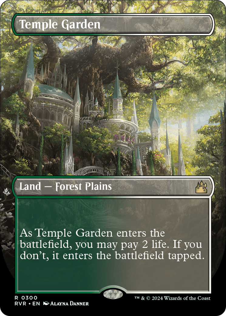 Temple Garden (Borderless) [Ravnica Remastered] | Total Play