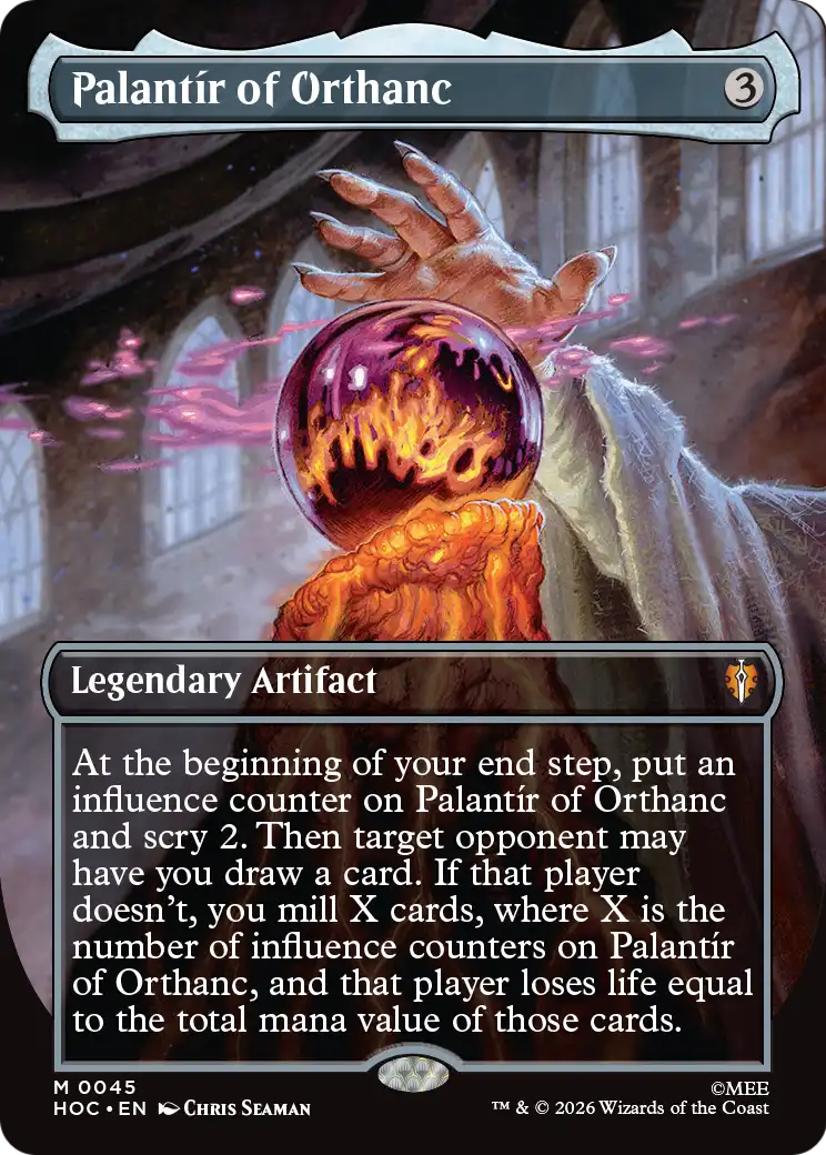 Palantir of Orthanc (Borderless) [The Hobbit: Eternal-Legal] | Total Play