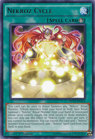 Nekroz Cycle [MP15-EN231] Rare | Total Play
