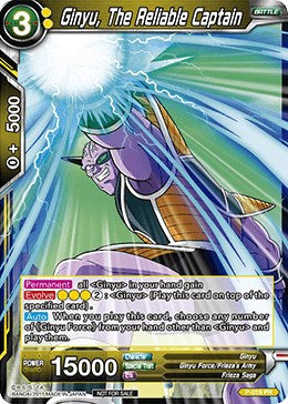 Ginyu, The Reliable Captain (P-019) [Promotion Cards] | Total Play