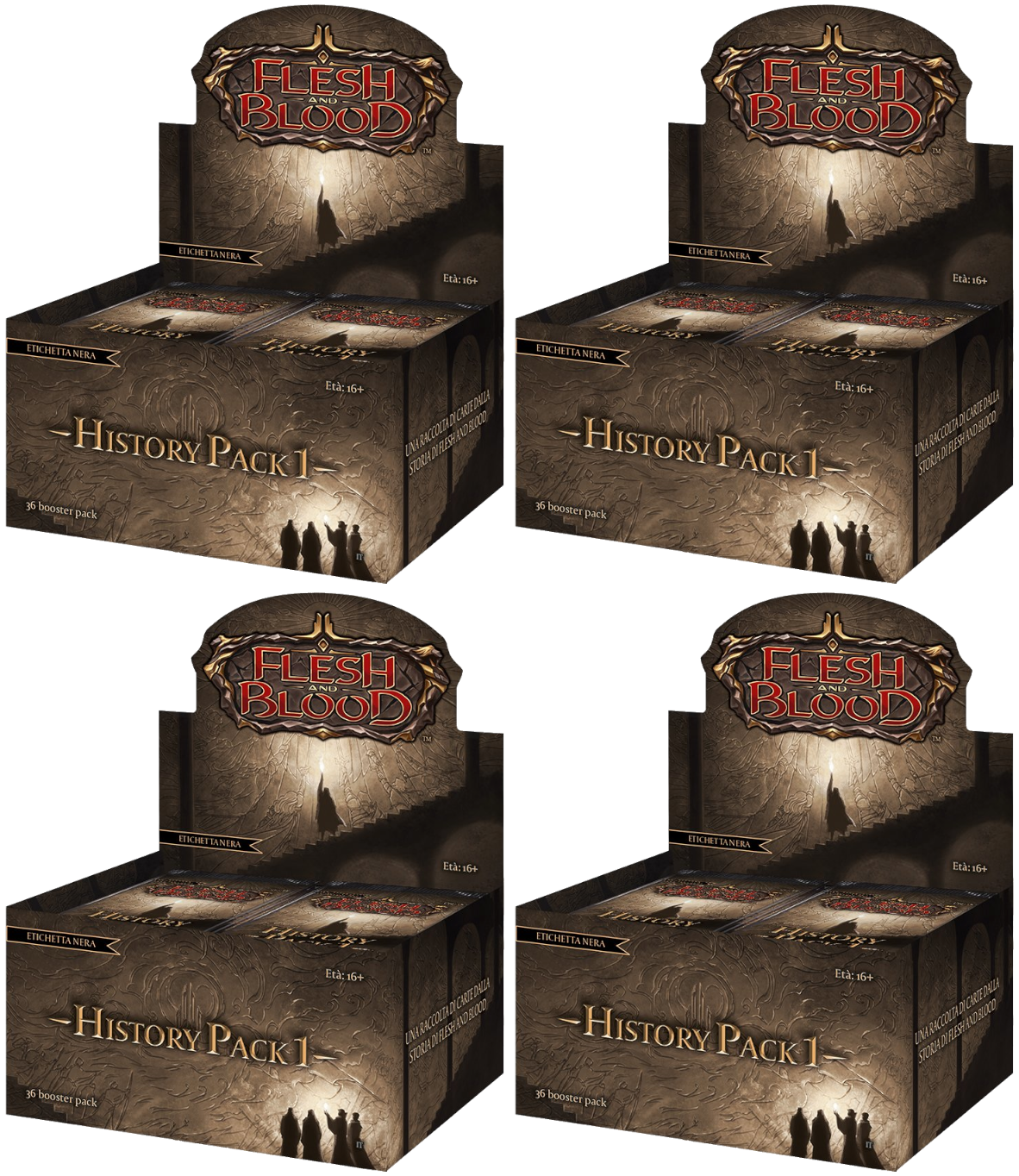 History Pack 1: Black Label [Italian] - Booster Case | Total Play