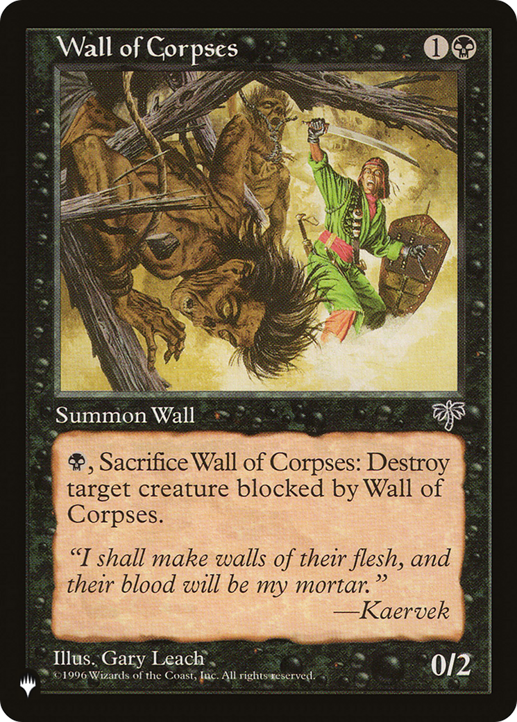 Wall of Corpses [The List] | Total Play