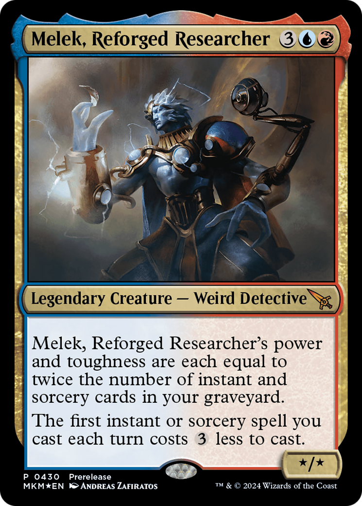 Melek, Reforged Researcher [Murders at Karlov Manor Prerelease Promos] | Total Play