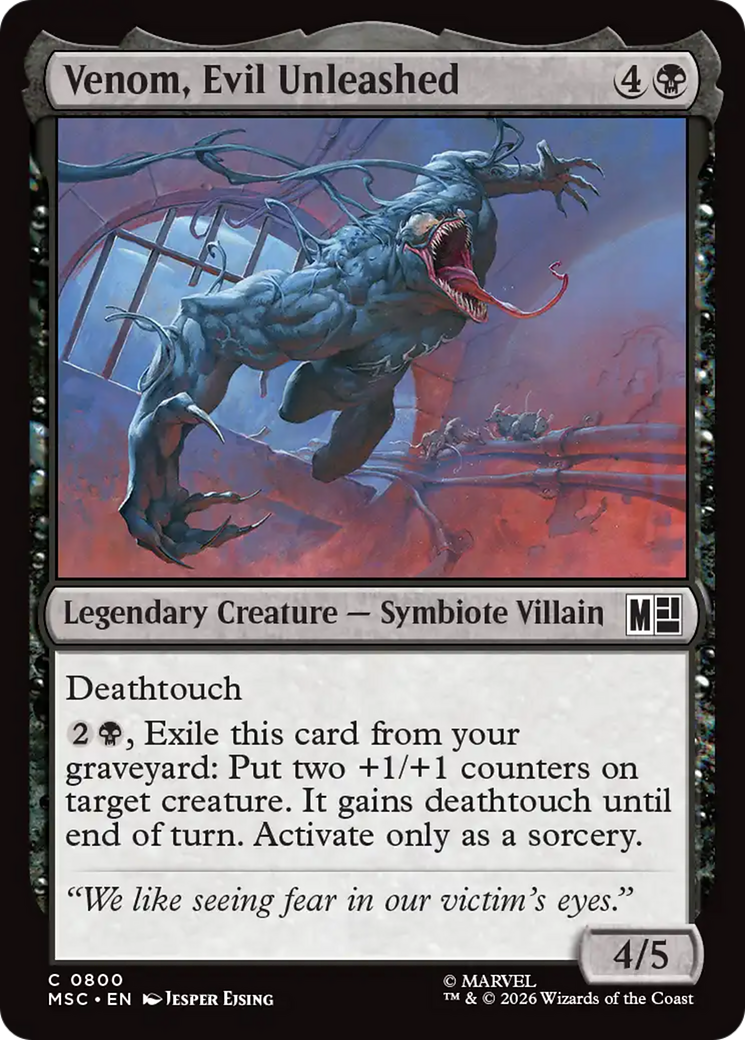 Venom, Evil Unleashed [Marvel Super Heroes Commander] | Total Play