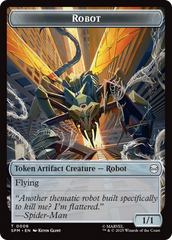 Food // Robot Double-Sided Token [Marvel's Spider-Man Tokens] | Total Play