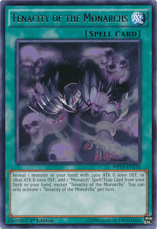 Tenacity of the Monarchs [MP15-EN232] Rare | Total Play