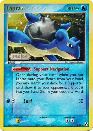 Lapras (8/92) (Stamped) [EX: Legend Maker] | Total Play