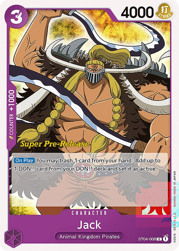 Jack [Super Pre-Release Starter Deck: Animal Kingdom Pirates] | Total Play