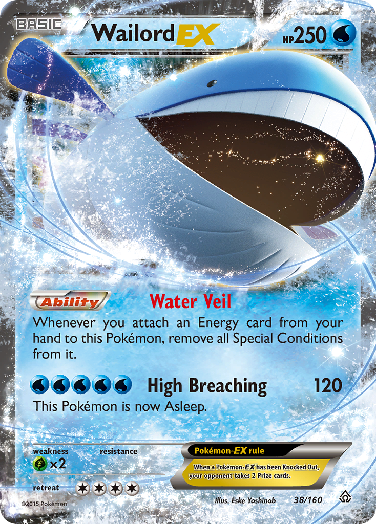 Wailord EX (38/160) [XY: Primal Clash] | Total Play