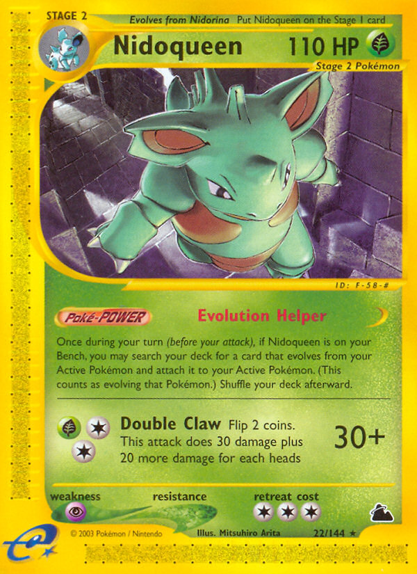 Nidoqueen (22/144) [Skyridge] | Total Play