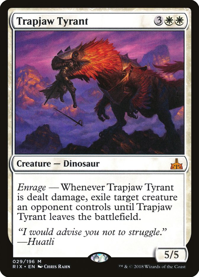 Trapjaw Tyrant [Rivals of Ixalan] | Total Play
