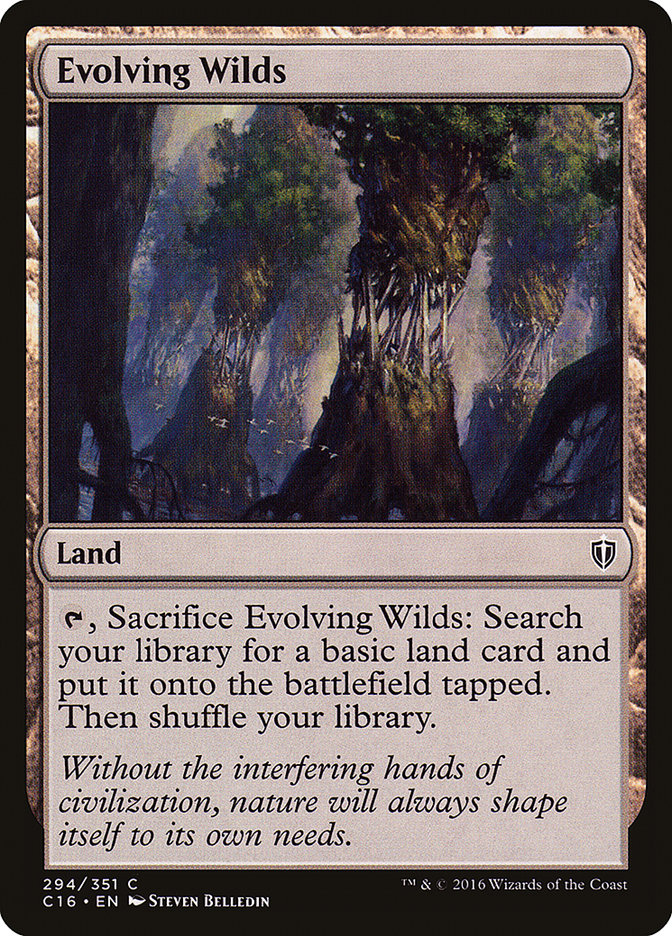 Evolving Wilds [Commander 2016] | Total Play