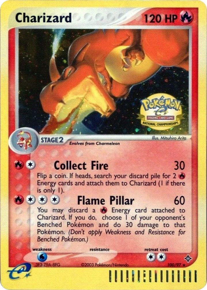 Charizard (100/097) (National Championships) [League & Championship Cards] | Total Play