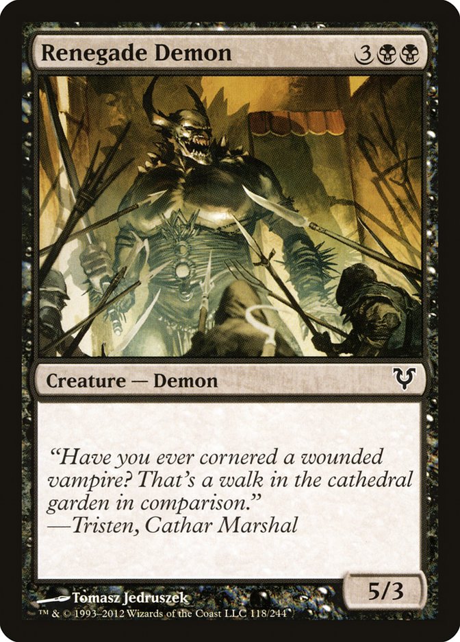 Renegade Demon [Avacyn Restored] | Total Play