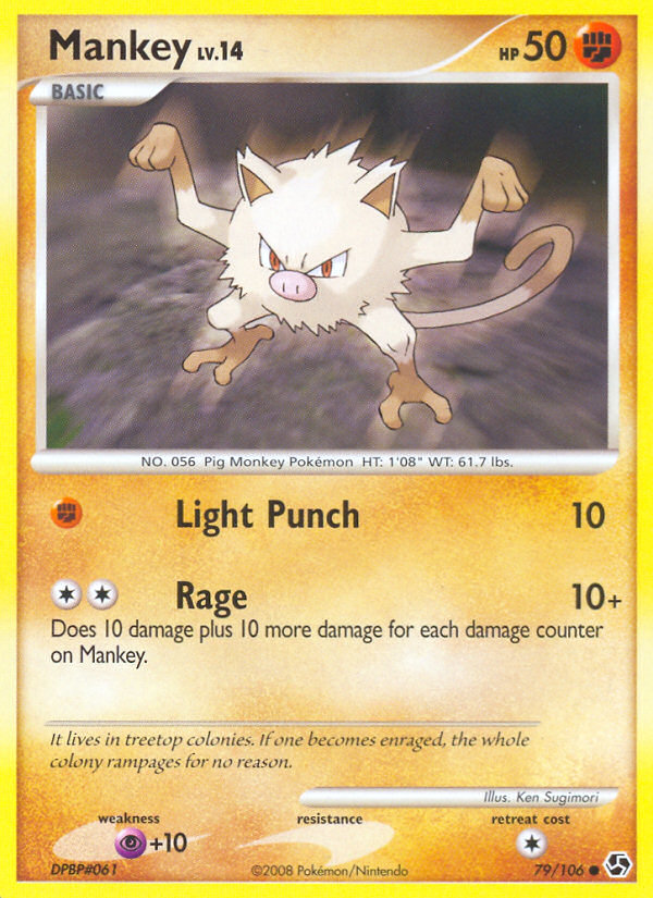 Mankey (79/106) [Diamond & Pearl: Great Encounters] | Total Play