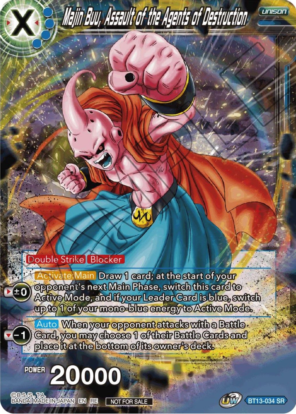 Majin Buu, Assault of the Agents of Destruction (Championship Selection Pack 2023 Vol.1) (BT13-034) [Tournament Promotion Cards] | Total Play