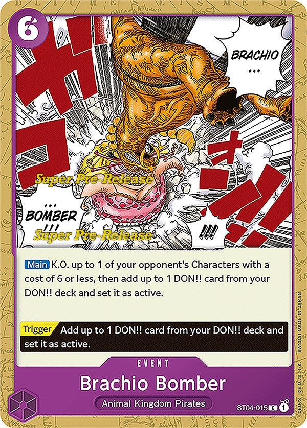 Brachio Bomber [Super Pre-Release Starter Deck: Animal Kingdom Pirates] | Total Play
