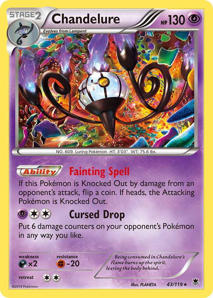 Chandelure (43/119) [XY: Phantom Forces] | Total Play