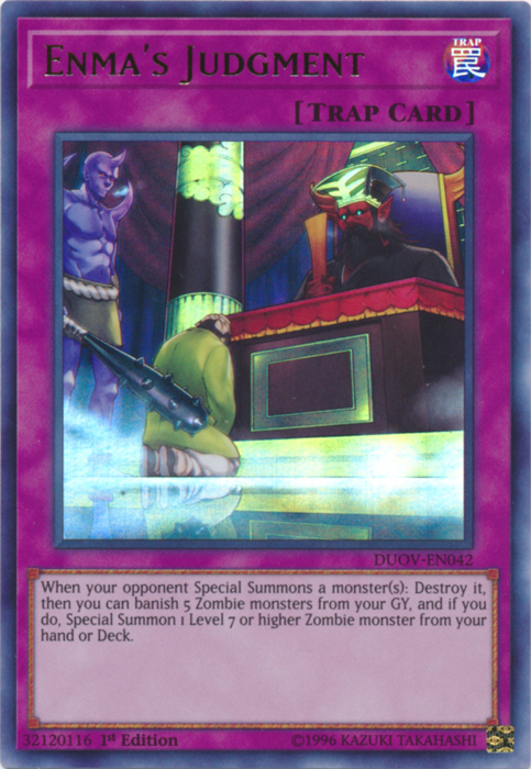 Enma's Judgment [DUOV-EN042] Ultra Rare | Total Play
