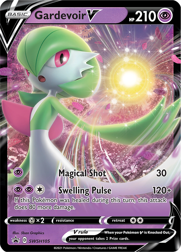 Gardevoir V (SWSH105) [Sword & Shield: Black Star Promos] | Total Play