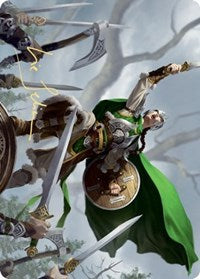 Maja, Bretagard Protector Art Card (Gold-Stamped Signature) [Kaldheim Art Series] | Total Play