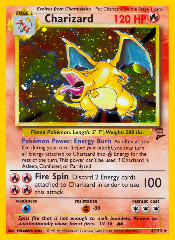 Charizard (4/130) [Base Set 2] | Total Play